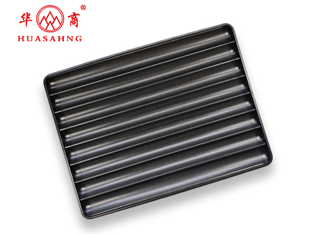 八槽不沾圍邊法棍烤盤